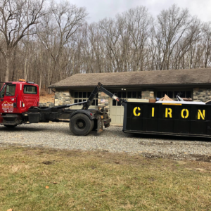Construction Dumpsters In The Hudson River Valley